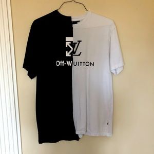Off White/Louis Vitton Djab Simons T shirt Men’s Medium